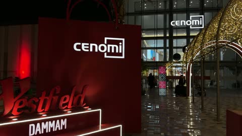 Westfield Mall Dammam Night Exterior Video