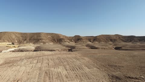 Desert Mountain Saudi Arabia Aerial Drone Footage