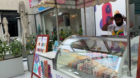 Fruit Pop Cart at Shorofat Park Al Khobar