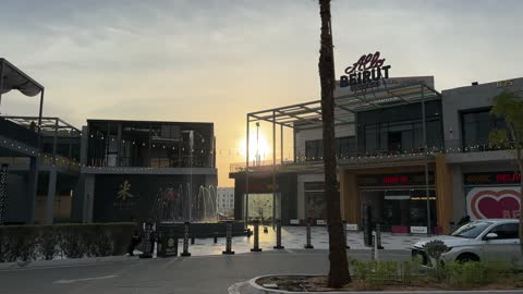 فيديو شرفات بارك الخبر وقت الغروب