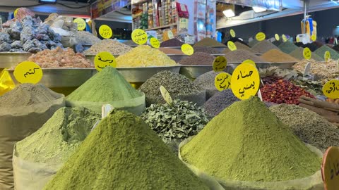 سوق التوابل والبهارات في معرض إكسبو الظهران