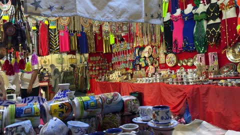 Hala February Expo Dhahran Market Souvenirs Display