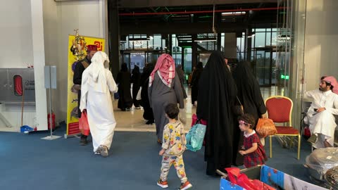 Visitors at Hala February Exhibition Dhahran Expo