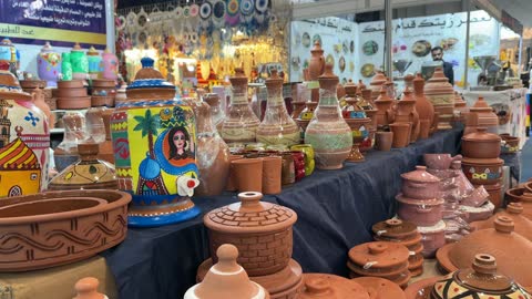 Traditional Pottery Exhibition Dhahran Expo Saudi Arabia