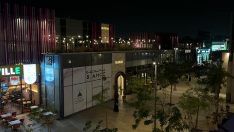 City Walk Al Khobar Night Outdoor Dining Scene