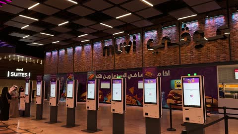 سينما موفي في الظهران مول أجهزة الخدمة الذاتية