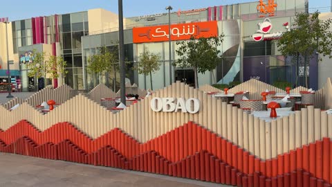 Obao Restaurant City Walk Al Khobar Outdoor Seating