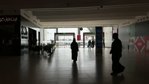 People Walking in Dhahran Mall Saudi Arabia
