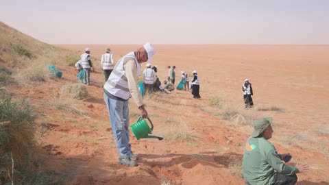 الزراعة في محمية الملك عبد العزيز الملكيه في السعوديه