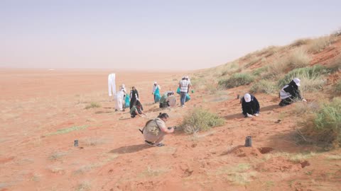 الزراعة في محمية الملك عبد العزيز الملكيه في السعوديه