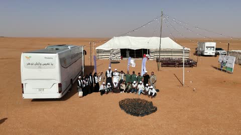 الزراعة في محمية الملك عبد العزيز الملكيه في السعوديه