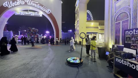Winter Wonderland Riyadh Entrance Night Video