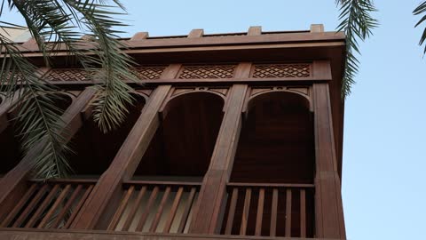 Jeddah Al Balad Traditional Wooden Architecture Footage