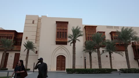 Traditional Hijazi Building in Al-Balad Jeddah Video