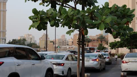 Al Balad Jeddah Historical District Traffic Saudi Arabia
