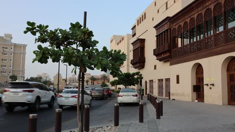 Jeddah Al Balad Historic Hejazi Architecture Street Video