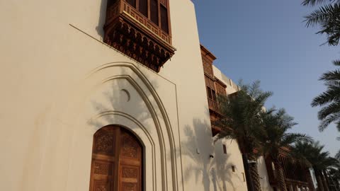 مباني التراث الحجازي في حي البلد التاريخي بجدة