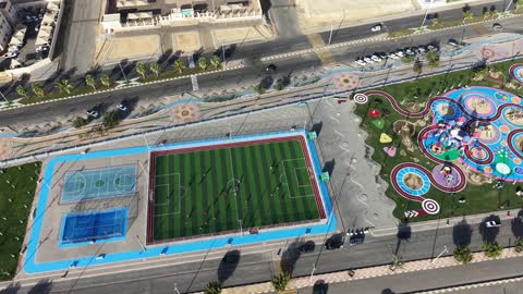 لقطة جوية لمحافظة ضباء تبوك السعودية