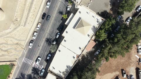 Duba Tabuk Saudi Arabia Aerial Top-Down Drone Footage