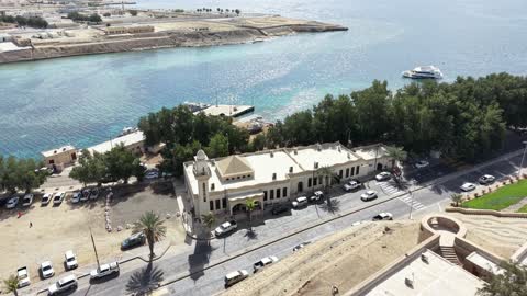 Duba Tabuk Saudi Arabia Coastal Aerial Drone Footage