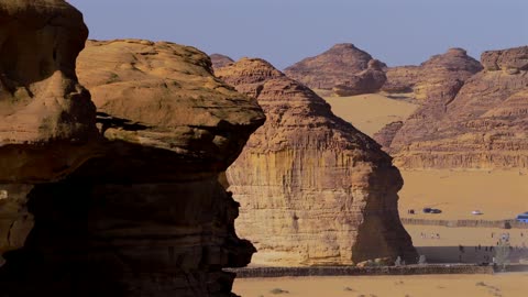 صخرة الفيل العلا السعودية مناظر طبيعية صحراوية