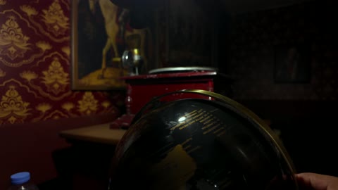 Vintage Globe Rotation in Yanbu Saudi Arabia