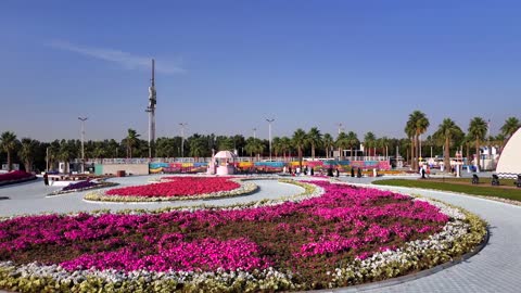 مهرجان الزهور في ينبع بالمملكة العربية السعودية