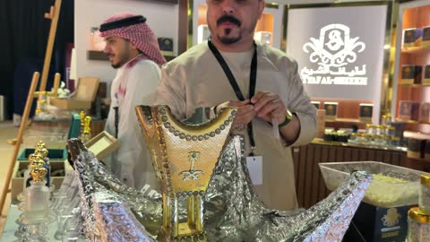 Dhahran Expo Traditional Incense Burner and Perfume Display