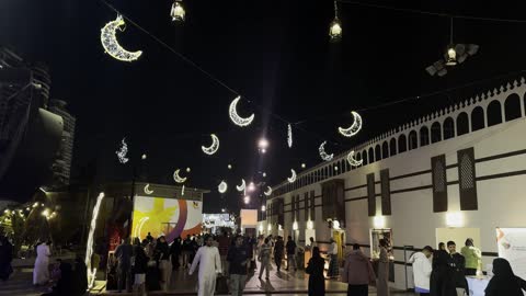جدة آرت بروميناد في ليالي رمضان بالمملكة العربية السعودية