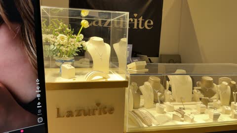 Jewelry Display at Dhahran Expo Saudi Arabia