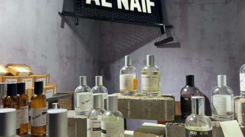 عرض عطور النايف في معرض الظهران إكسبو السعودية