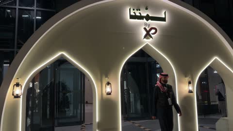 مدخل فعالية لمتنا في الظهران السعودية فيديو ليلي