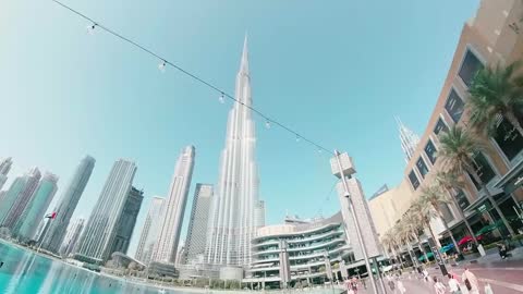 فيديو برج خليفة وسط مدينة دبي الهندسة المعمارية