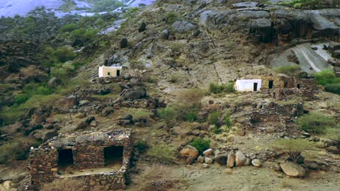 Ghayah Village Asir Saudi Arabia Ancient Stone Ruins