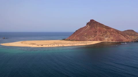 Kadambal Island Jazan Saudi Arabia Aerial Drone Footage