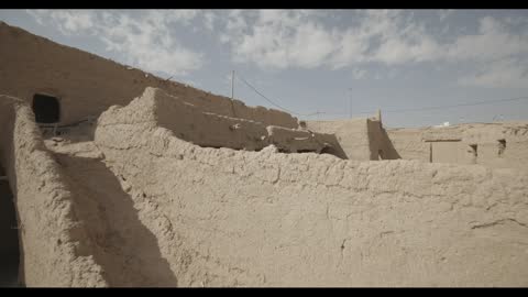 Traditional Mud Brick Ruins Historical Village Footage