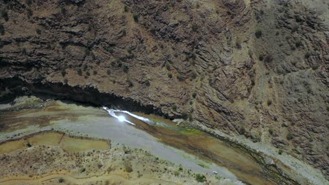 جبال طلان جازان لقطة جوية لوادي النهر