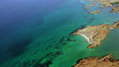 Farasan Island Jizan Red Sea Aerial Drone Footage