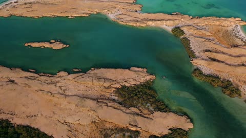 Farasan Island Jizan Aerial Drone Coastal Footage