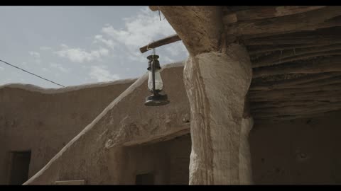 Heritage Mud House Sudair Saudi Arabia Traditional Lantern