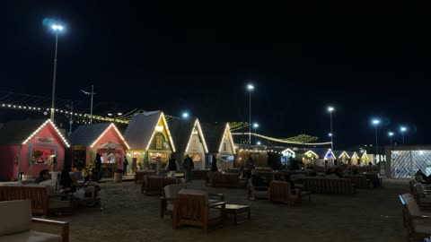 Banana Beach Khobar Night Lounge Video Footage