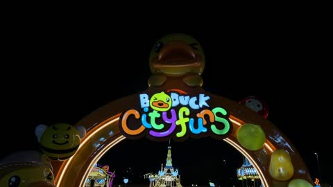 ملاهي بي داك سيتي فانز الخبر لقطات ليلية