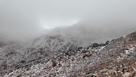 فيديو ثلوج جبال تروجينا في نيوم المملكة العربية السعودية