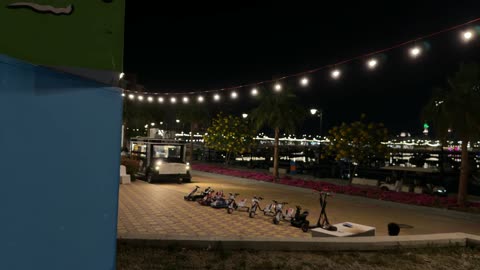 فعالية ألوان الجبيل مشهد ليلي رمضاني