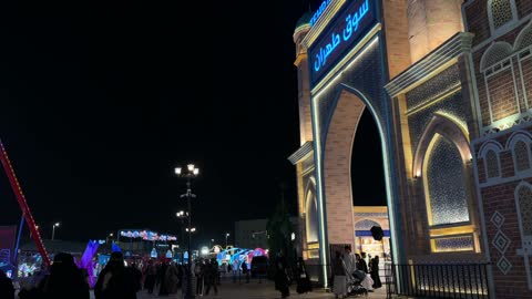 سوق طهران بوليفارد وورلد الرياض في الليل