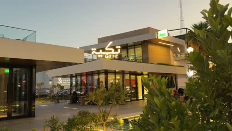Takya Restaurant Riyadh Evening Modern Architecture