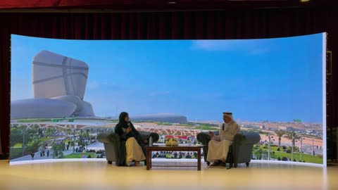 جلسة حوارية سعودية على المسرح مع شاشة إثراء