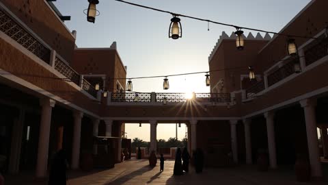 مطل البجيري الدرعية الرياض وقت الغروب