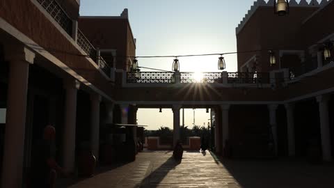 لقطات فيديو مطل البجيري الدرعية وقت الغروب