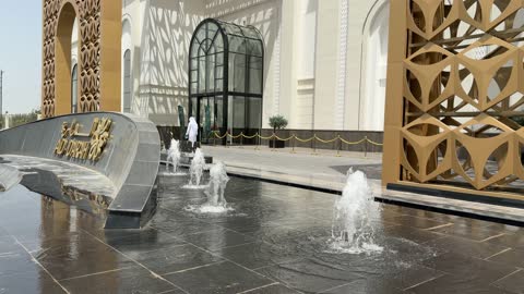 Ad-Darah Building Entrance Fountain Saudi Arabia